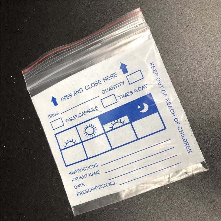 China Medicine Bag Drug Packing Airtight Dispensing Envelopes Plastic Ziplock Pill Bag Manufacturers Suppliers Factory Direct Wholesale ROLLMED