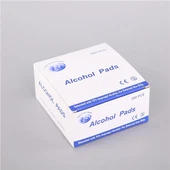 Customized Size And Logo Antiseptic Multiple Usage Alcohol Prep Pads 75% Isopropyl Ethyl Prep Pads For External Use