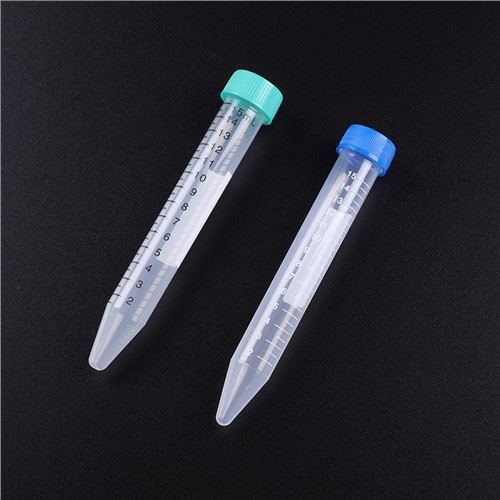 Lab Disposable Self-standing Plastic 15ml Conical Centrifuge Tube