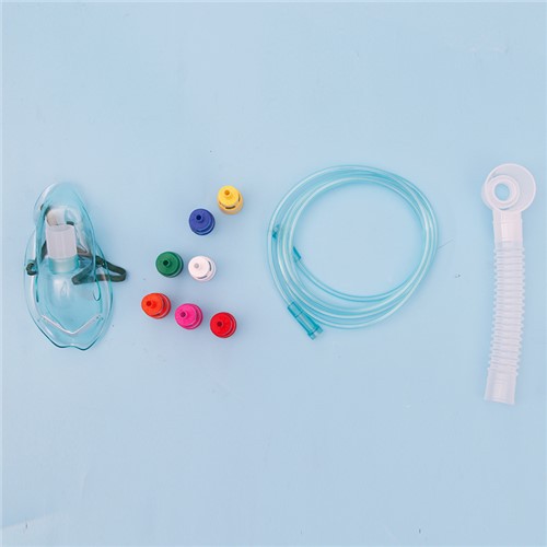 PVC Material Clear Oxygen Venturi Mask With 2 Diluters Or 6 Diluters, Different Concentrations