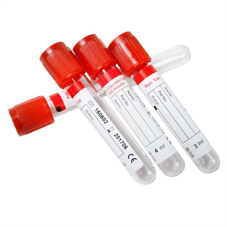 Vacuum Blood Collection Glass And Pet Test Tube With Anticoagulant