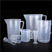 Transparent 1 Liter Food Grade Plastic PP Measuring Cups Double-sided Graduated Cup